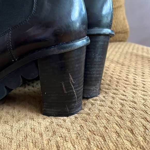 AGL ( Atillio Giusti leombruni) leather ankle log bottom bootie - Picture 8 of 10